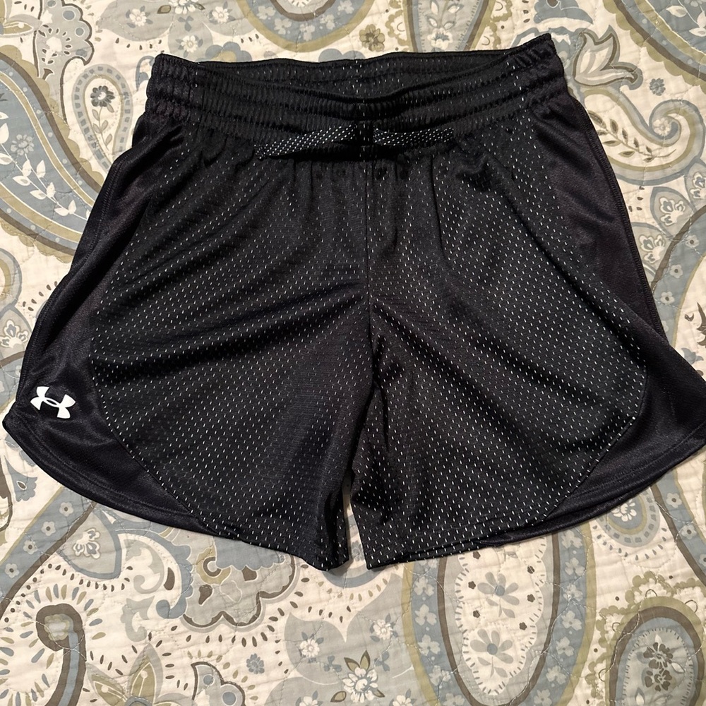 5/$25 UA mesh black athletic shorts